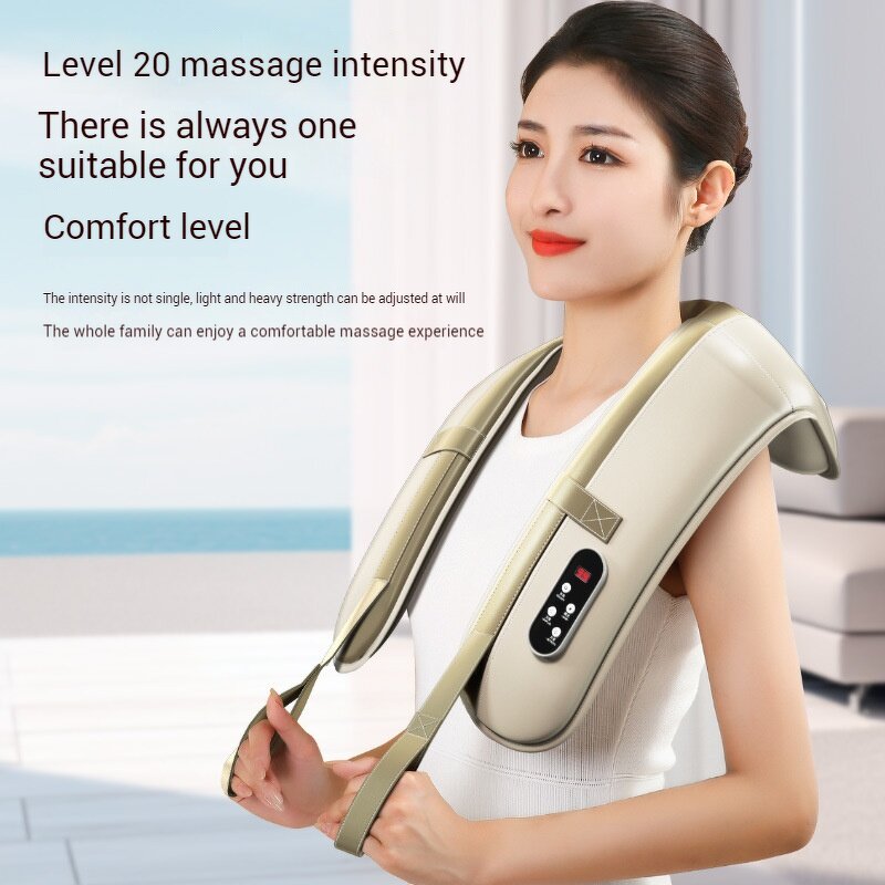 Neck Shoulder Massager - Adjustable Intensity Deep Tissue Muscle Pain 20 Sage Device