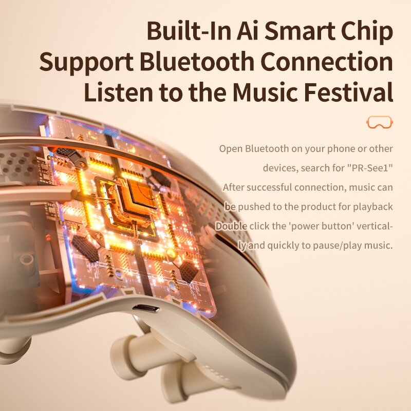 Smart Eye Massager Mask - Electric Hot Compress Kneading Air Pressure Sleep Care Tool