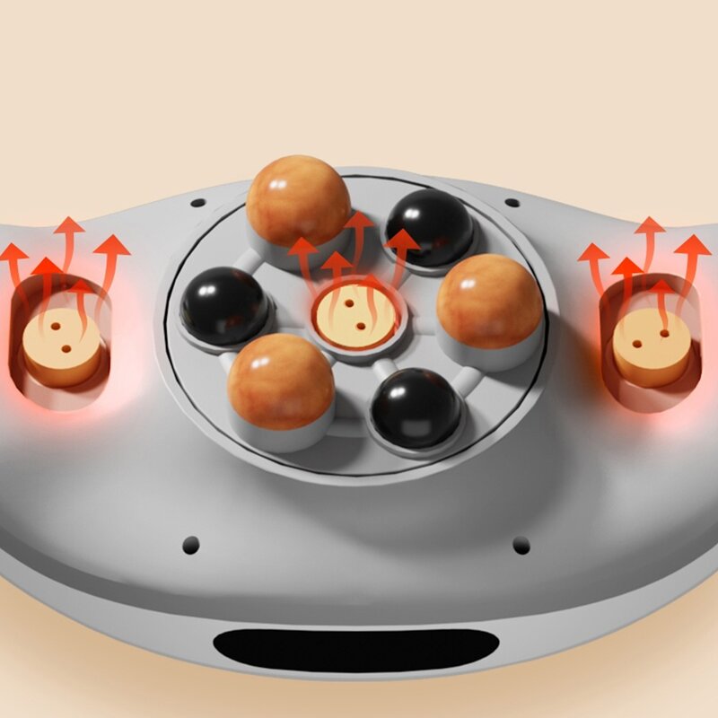 Automatic Abdominal Massager - Bian Stone Moxibustion Heating Rechargeable Body Care