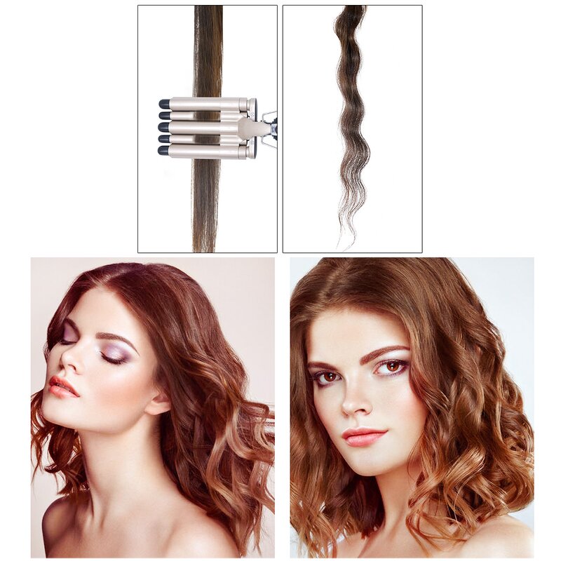 Portable Electric Curler - Top10 Household Rubber Anti Scald Auto Wave Rotating Tool