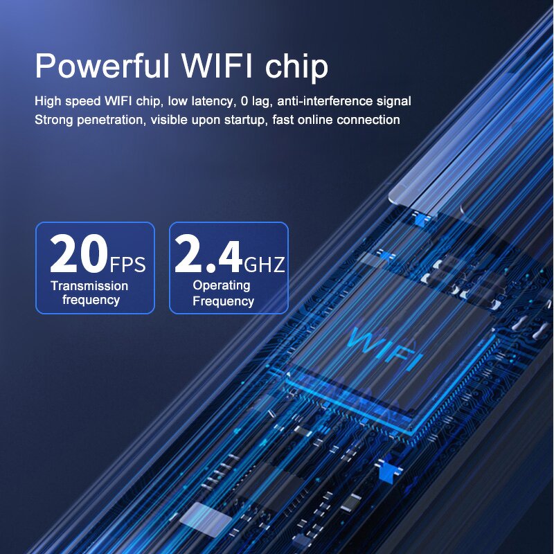 WiFi Otoscope Camera - Portable Home Intelligent Electric Visual Ear Wax Remover