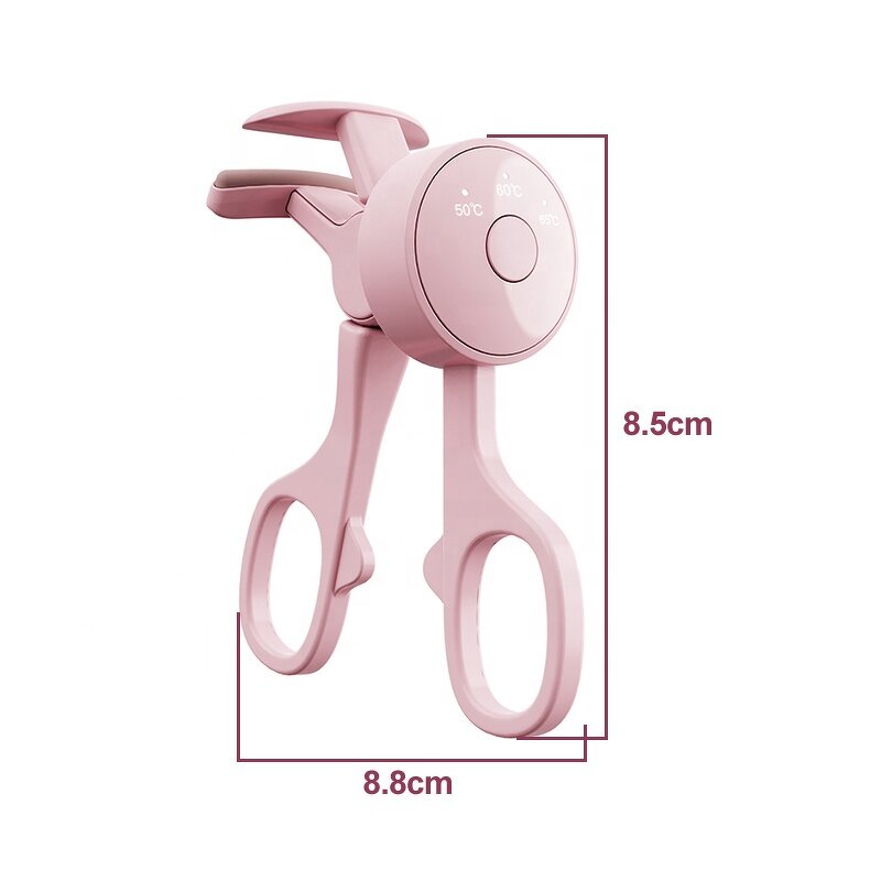 Sensing Eyelash Curler - Easy Use Rechargeable Temperature Adjust Cute Heated Tool