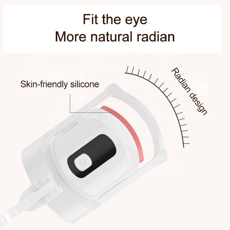 Heated Eyelash Curler - 2023 Wholesale Professional Curling Lash Lift Pink White Tool