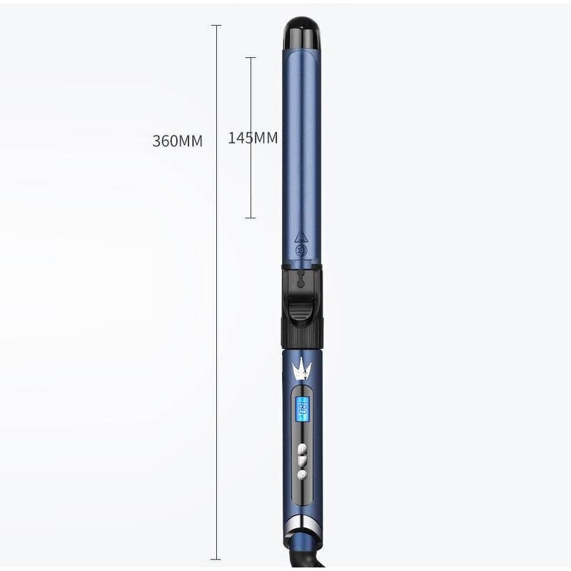 Tourmaline Curling Iron - 9-32MM Custom Barrel LCD Temperature Long Short Hair