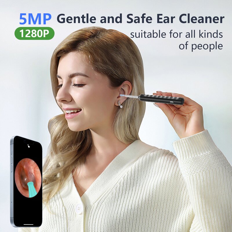 LED Ear Cleaner - New Arrival Wholesale WIFI Visible Earpick HD Wireless Smart Tool