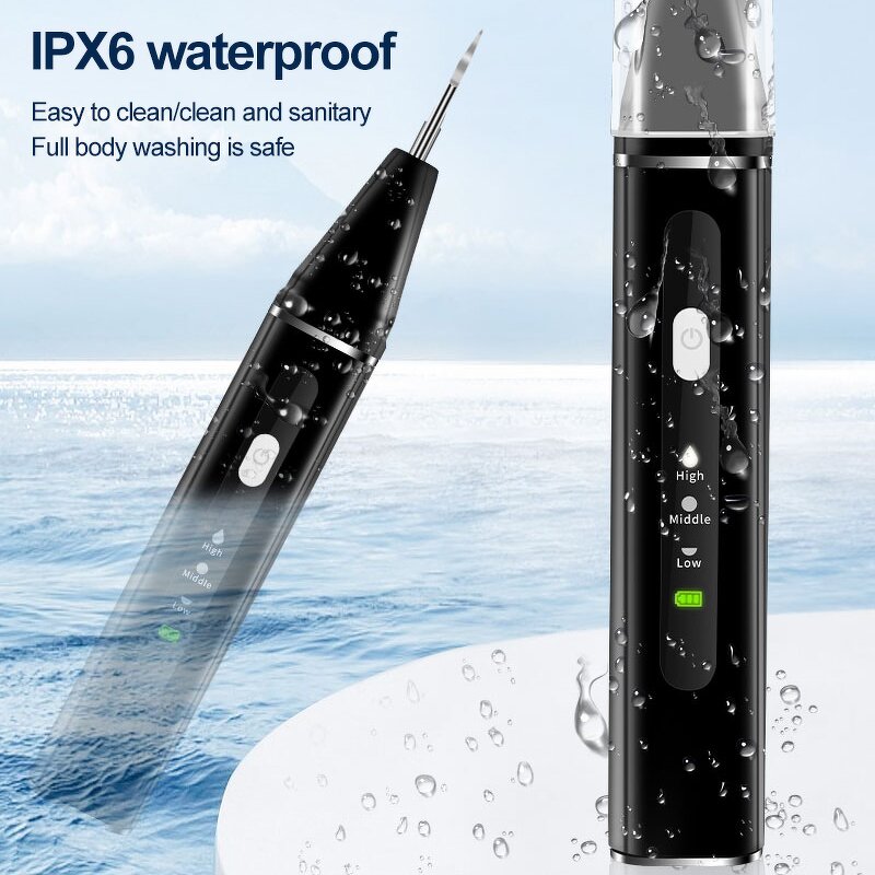 HS-199 Dental Scaler - Electric Tartar Remover Sonic Whitening Teeth Stain Removal