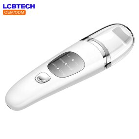 Ultrasonic Skin Scrubber - Deep Cleansing Vibrate LCD Display Professional Peeling Tool