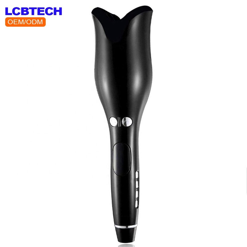 Ceramic Auto Curler - LCD Temperature PTC Heater Magic Air Spin Wand Styling Tool