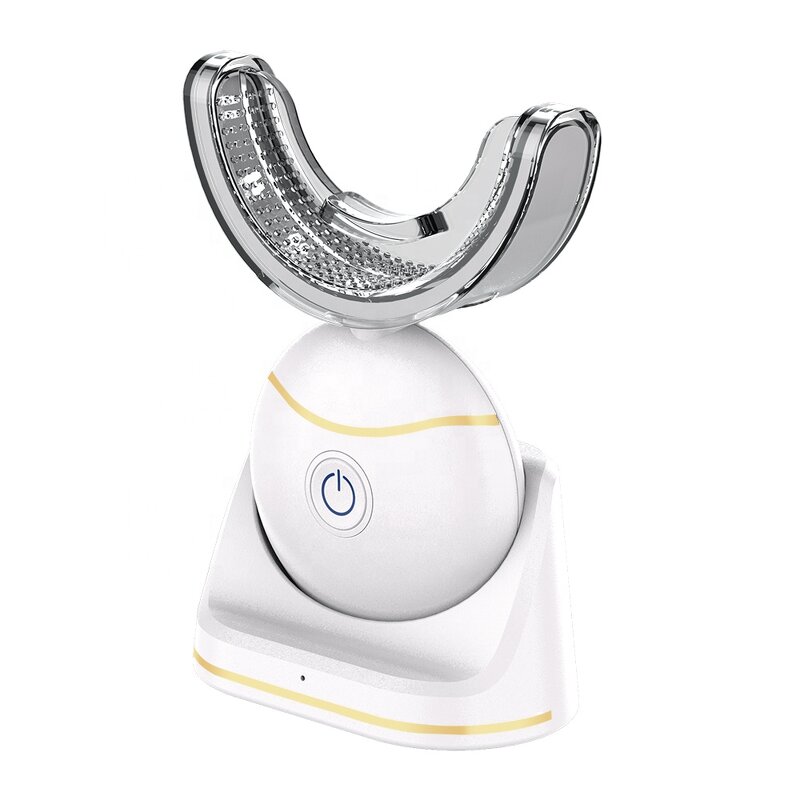 U Shape Whitening Device - Upgraded Red Blue Light Wireless Mini Portable Vibration