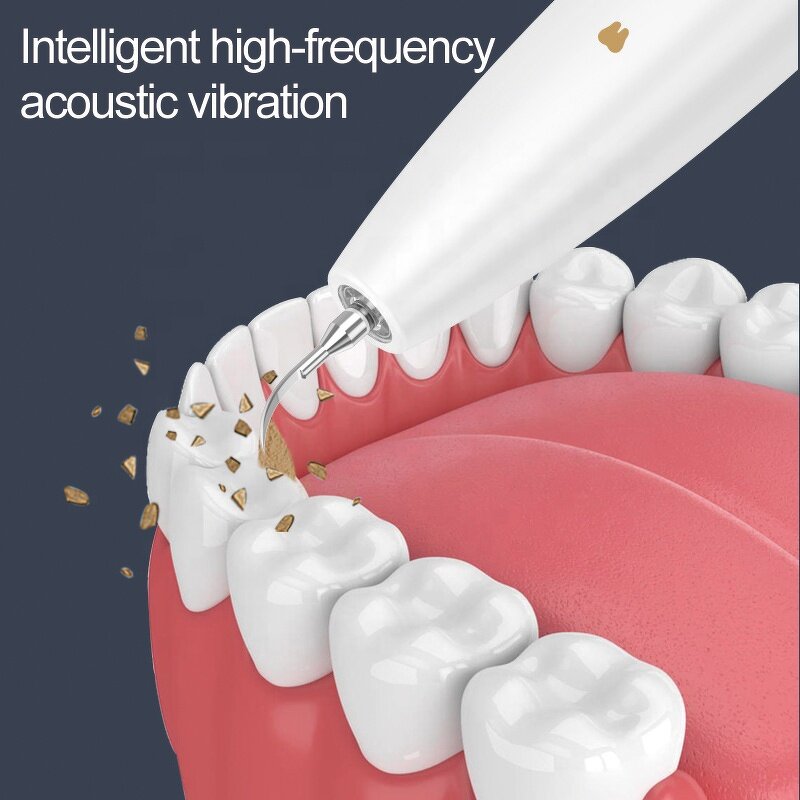 Ultrasonic Dental Cleaner - Electric Calculus Remover Tooth Stains Tartar Dentist Tool