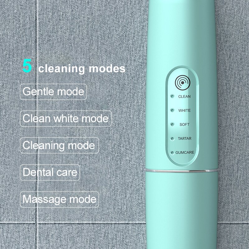 2 in 1 Oral Cleaner - High Frequency Wireless Recharge Sonic Tooth Brush Teeth Tool