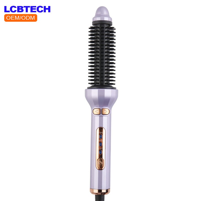 Auto Straightener Curler - Best Electric Brush Auto Shut Off Button Control Tool