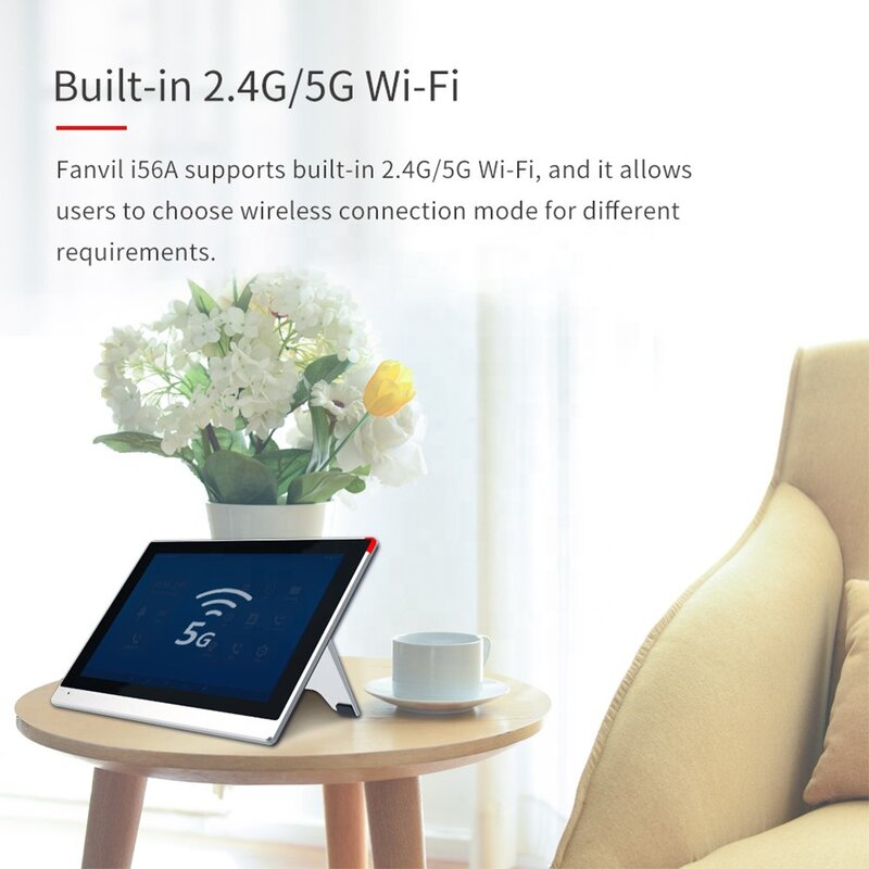 I56A VoIP Station - 10.1-Inch Touch Screen Android Broadcast Access Control WiFi