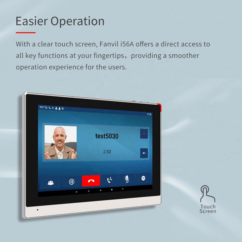 I56A VoIP Station - 10.1-Inch Touch Screen Android Broadcast Access Control WiFi