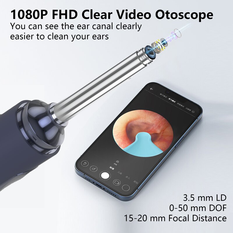 LED Ear Cleaner - New Arrival Wholesale WIFI Visible Earpick HD Wireless Smart Tool