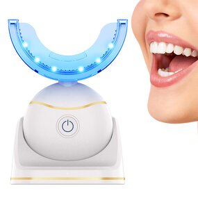 U-Shape Whitening Device - Eco-Friendly Rechargeable 360 Sonic Electric Toothbrush