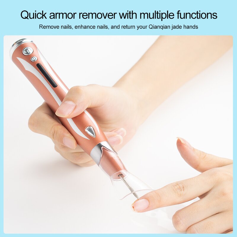 30000 RPM Nail Drill - Portable Cordless Manicure Pedicure Electric File Pen Tool
