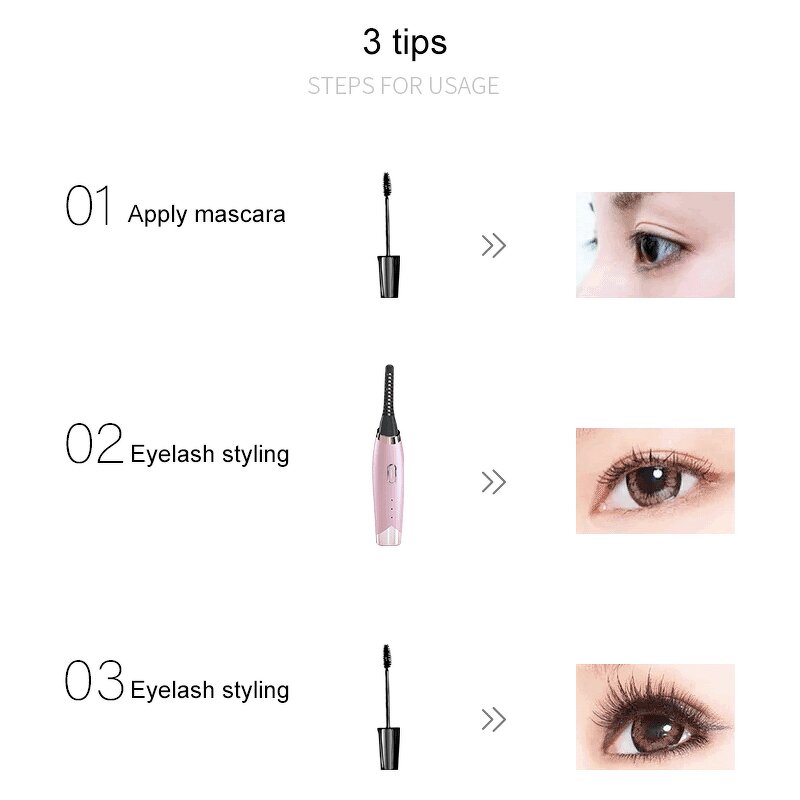 Temperature Display Curler - Electric Heating Fast Eyelashes Manufacturer Makeup Tool