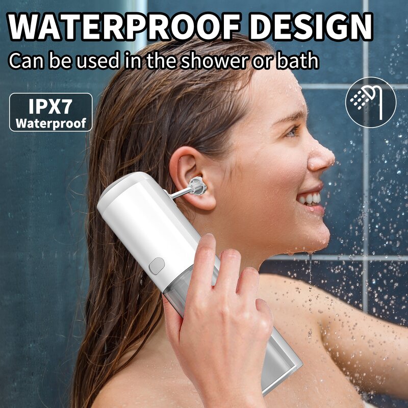 Water Powered Ear Kit - Jet Stream 8 Gear 3 Modes Irrigation 10 Tips Basin Tool