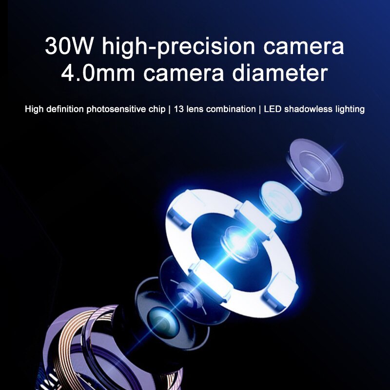 WiFi Otoscope Camera - Portable Home Intelligent Electric Visual Ear Wax Remover