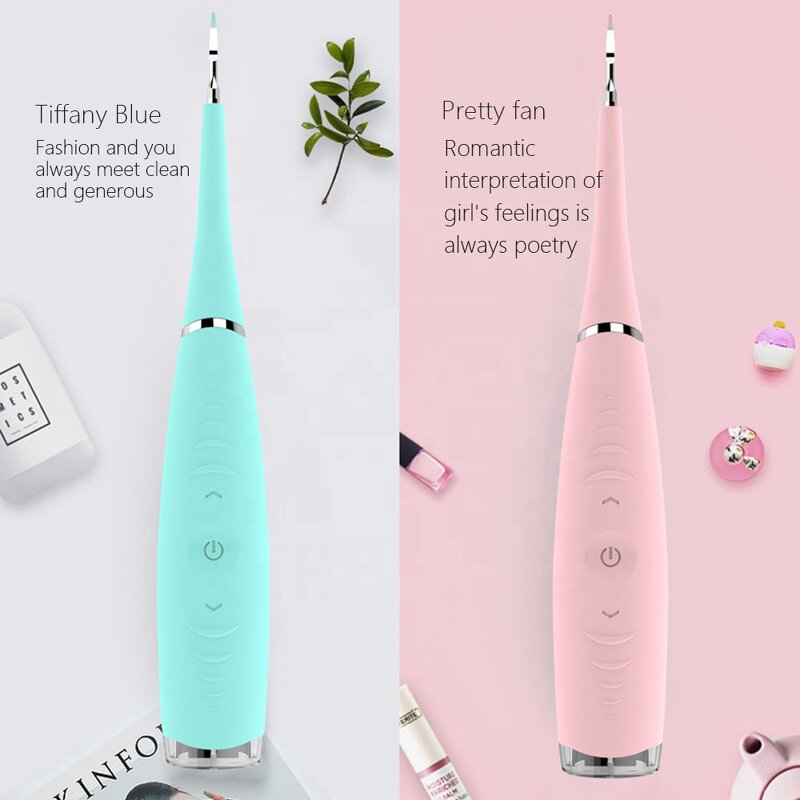 Multi-Purpose Dental Device - Teeth Whitening Irrigator Tartar Calculus Scraper Tool