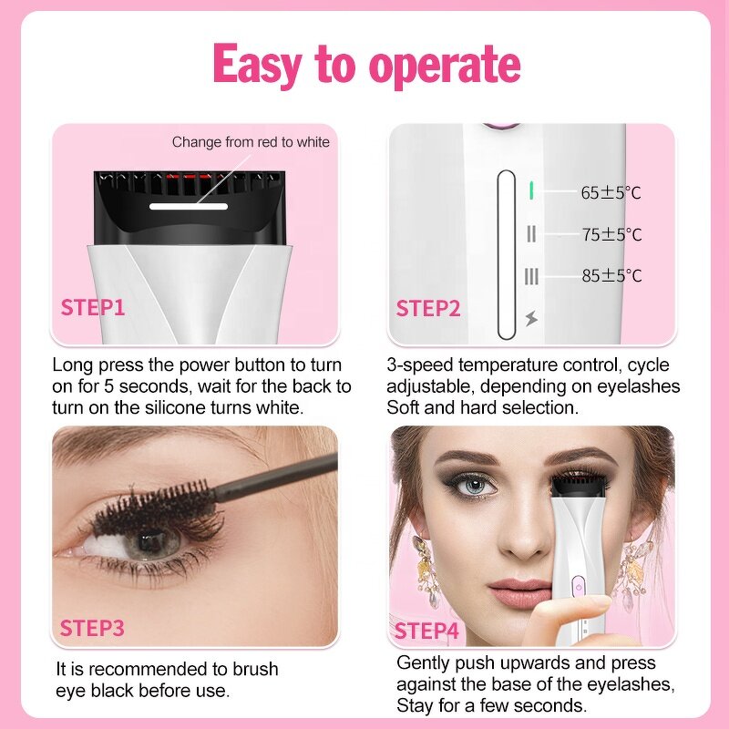 Updated Heated Curler - Factory Direct Long Lasting New Arrivals Makeup Tools Kit