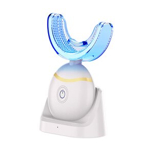 Complete LED Whitening Kit - Custom 4 Modes Blue Light 360 Degree Toothbrush Tool