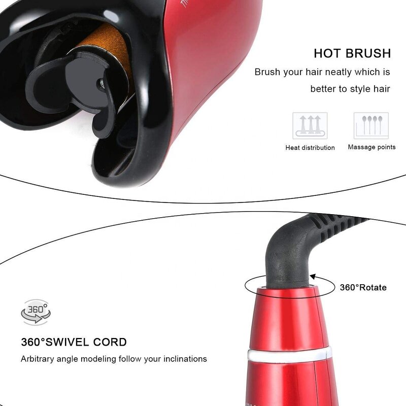 Rose Shape Waver - Ceramic LCD Professional Air Spin Automatic Hair Curling Tool