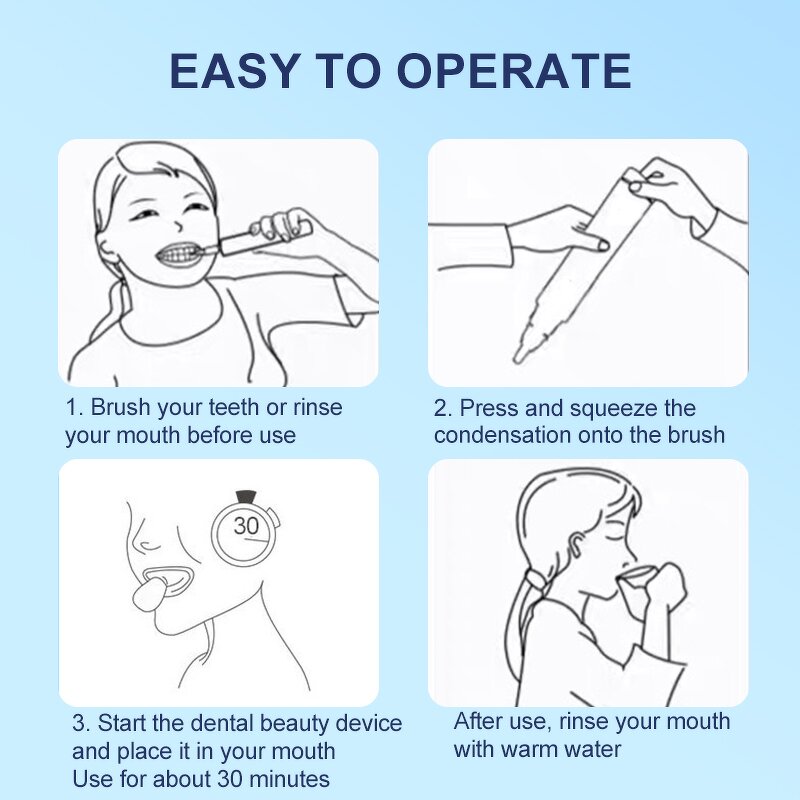 Dentistry Whitening Device - OEM Unique Design 3 Modes Light Powerful Whiten Tool
