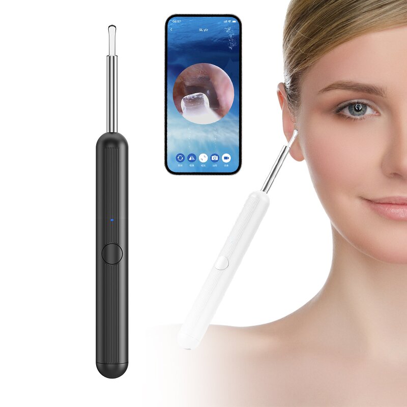 WiFi Otoscope Camera - Portable Home Intelligent Electric Visual Ear Wax Remover