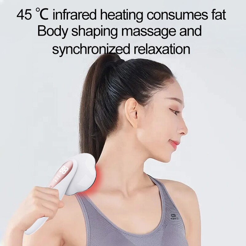 Cordless Cellulite Massager - Professional Handheld Belly Neck Legs Hip Arms Tool