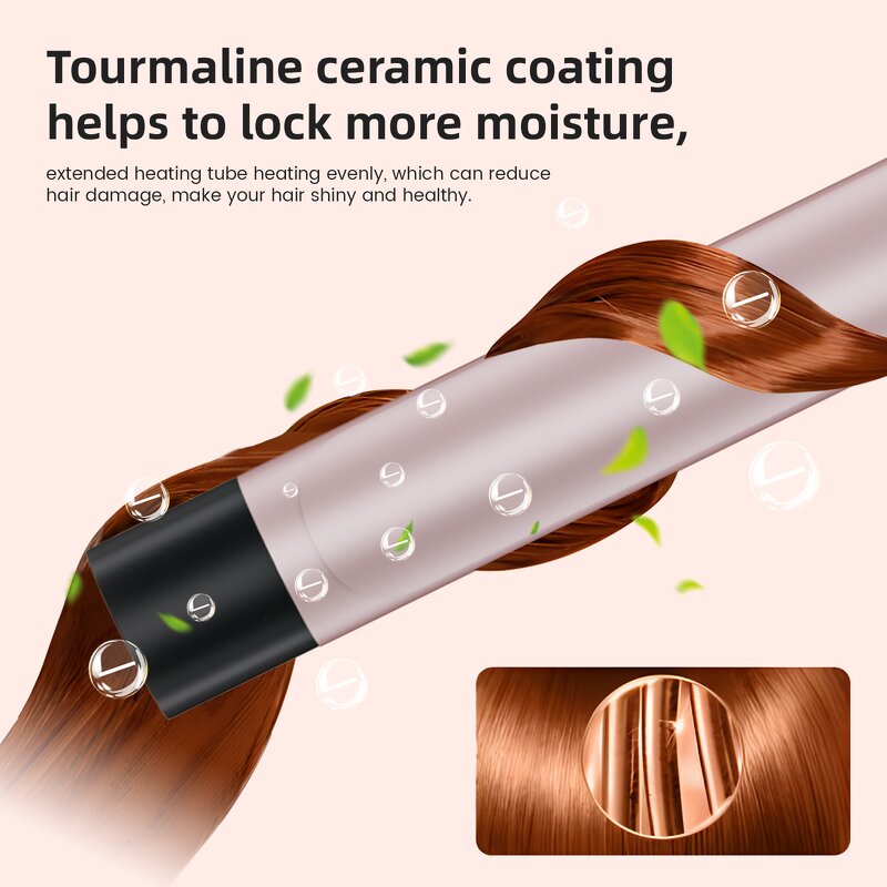 32mm Curling Iron - 80-230℃ Adjustable No Damage Professional Curly Hair Styling