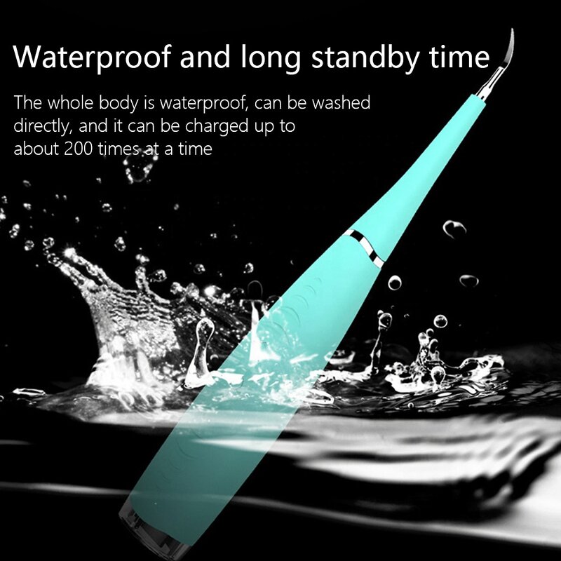 Multi-Purpose Dental Device - Teeth Whitening Irrigator Tartar Calculus Scraper Tool