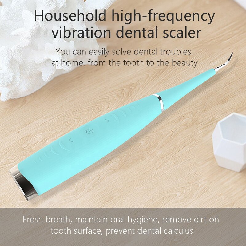 Multi-Purpose Dental Device - Teeth Whitening Irrigator Tartar Calculus Scraper Tool