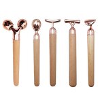 3D T-Shape Wooden Roller - Hot New Handheld Manual Facial Massage Anti-Aging Face Lift