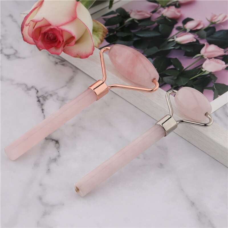 Natural Jade Roller - Wholesale Facial Massage Quartz Stone Skin Lifting Anti-Aging Tool