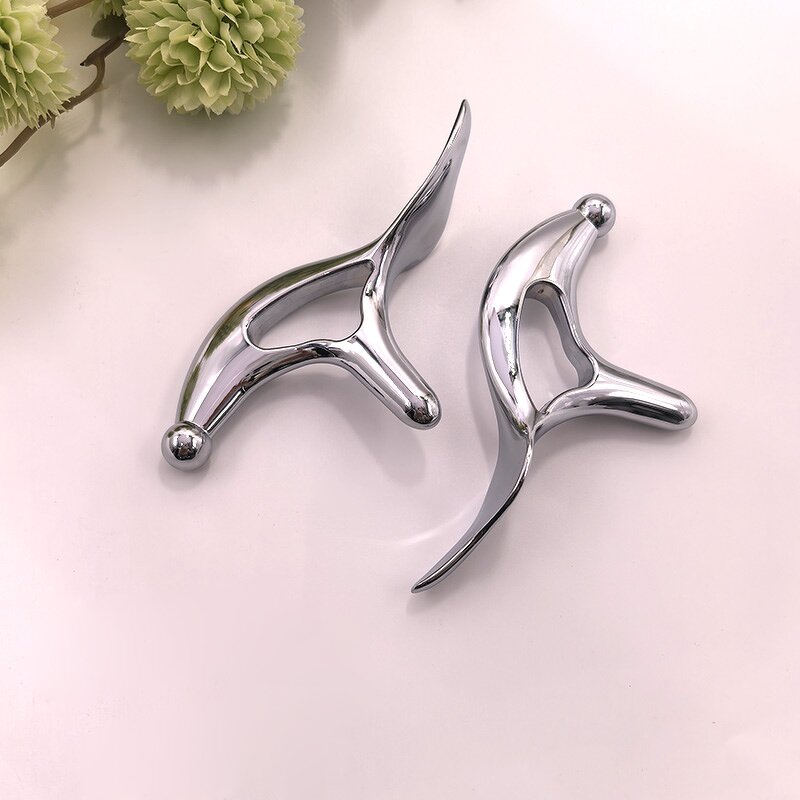 Triangular Gua Sha Board - New Arrival Metal Sparrow Shape Ergonomic Scraping Massage Tool