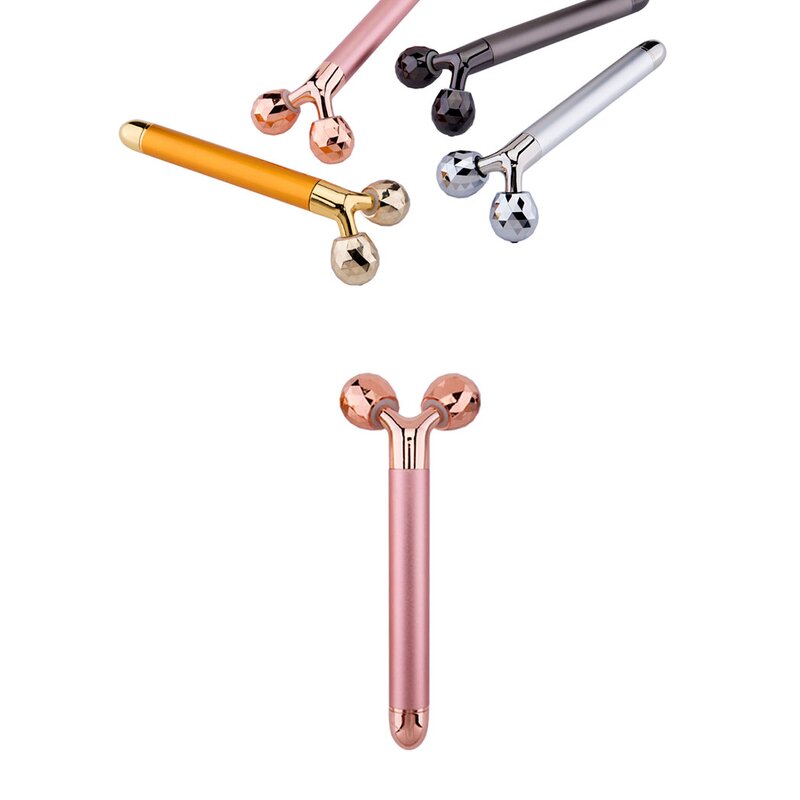 3D Massage Roller - Custom Logo Mental Energy Beauty Bar Vibrating Hand Held Facial Tool