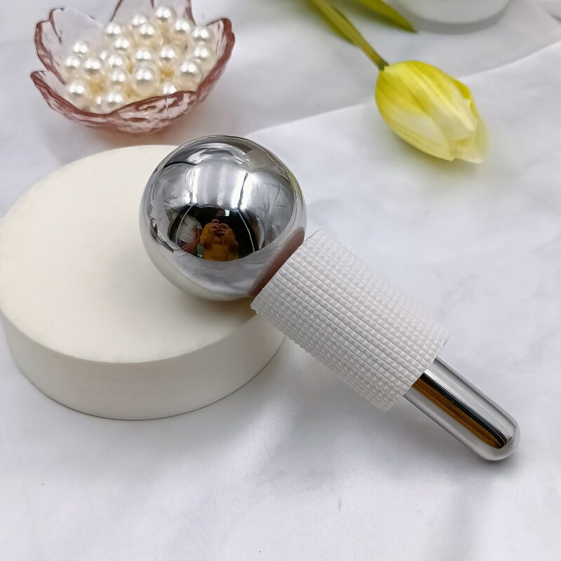 Stainless Steel Ice Globe - OEM Factory Eye Body Cooling Handheld Facial Massage Tool