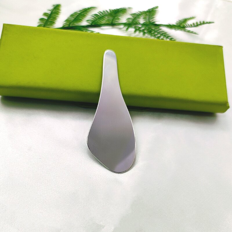 Foundation Palette Mixer - Custom Logo Stainless Steel Cosmetic Shovel Makeup Spatula