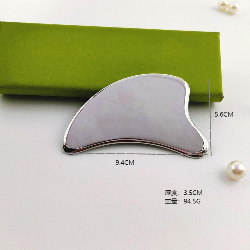 Gua Sha Scraping Plate - Custom Logo Stainless Steel Facial Body Beauty Skin Care Tool