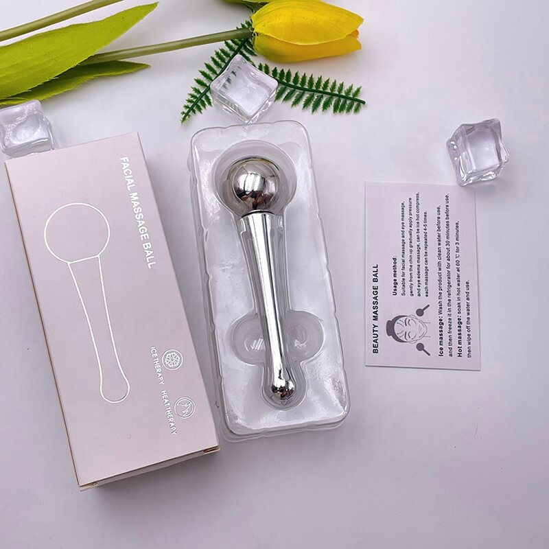Mini Stainless Steel Ice Globes - Hot New Arrival Custom Facial Massage Body Firming Tool