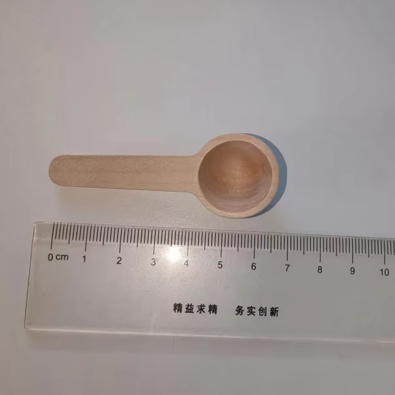 Beech Wood Coffee Scoop - New Arrival Eco-friendly Serving Spoon Bag Clip Camping Tea Spoon