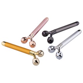 3D Massage Roller - Custom Logo Mental Energy Beauty Bar Vibrating Hand Held Facial Tool