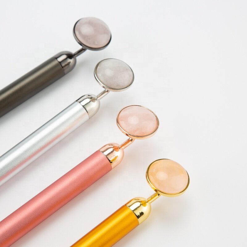 T-Shape Jade Beauty Bar - Hot Selling Electric Natural Rose Quartz Facial Skin Lifting Tool