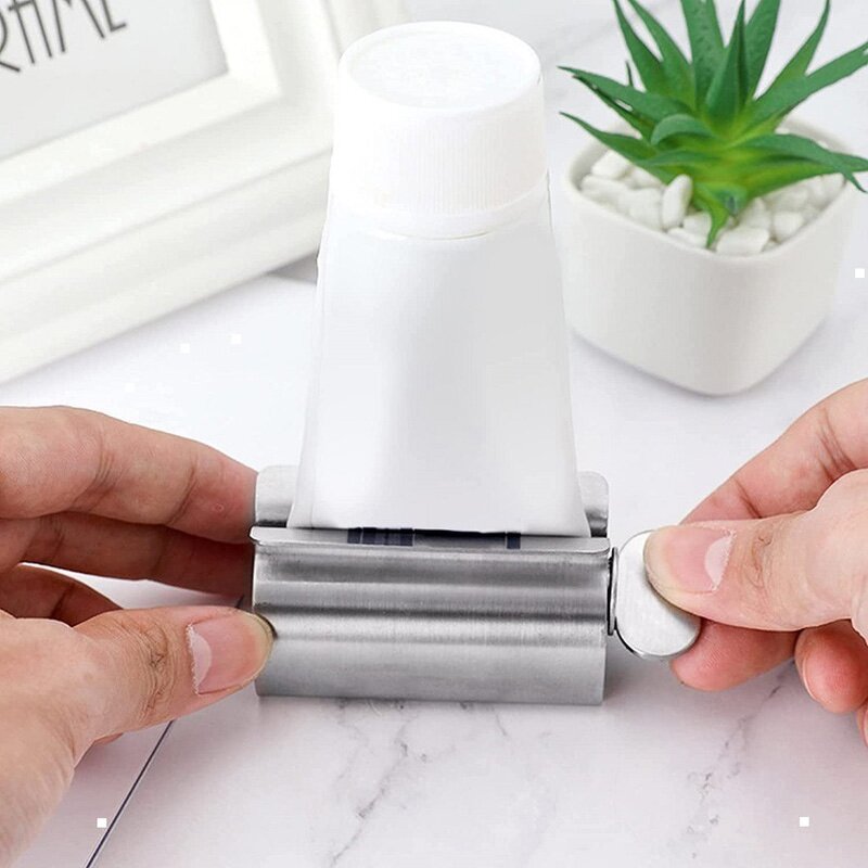 Metal Toothpaste Dispenser - Custom Logo 304 Stainless Steel Key Rolling Tube Squeezers