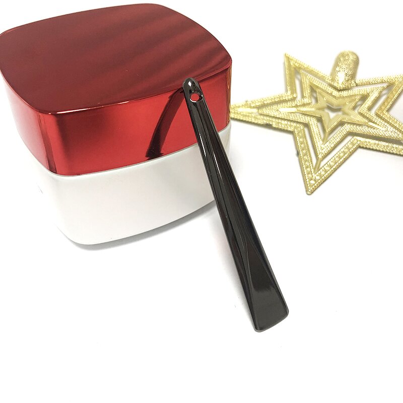 Mini Gold Spatula - Personal Label 7cm Zinc Alloy Face Cream Applicator Metal Cosmetic Spoon