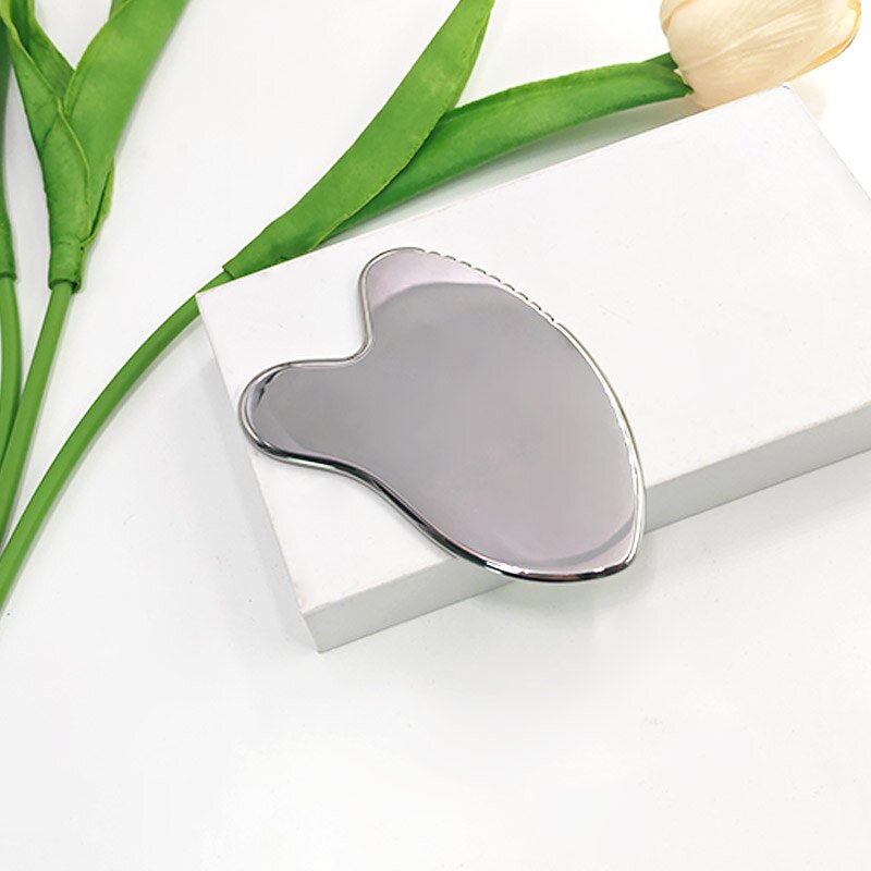 Gear Metal Gua Sha - Wholesale Stainless Steel Custom Laser Engrave Facial Scraping Tool