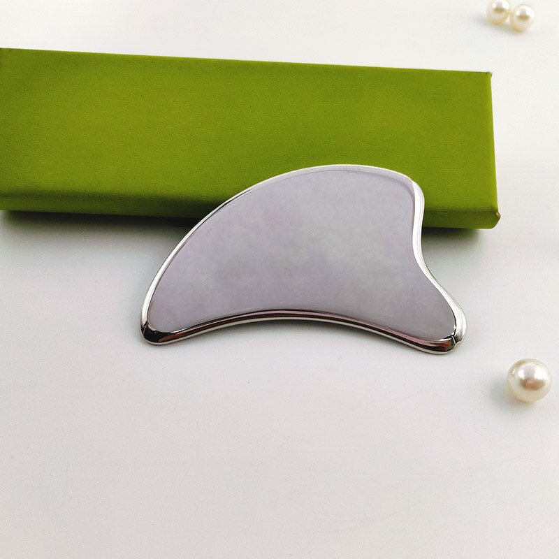 Gua Sha Scraping Plate - Custom Logo Stainless Steel Facial Body Beauty Skin Care Tool