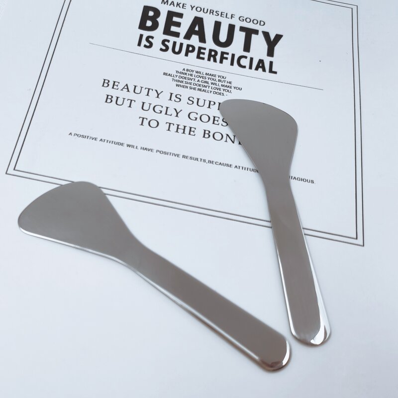 304 Facial Spatula - Custom Logo Cream Scoop Skincare Makeup Cosmetic Spoon Tool